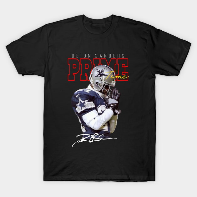 Deion Sanders ★★★★ Dallas Cowboys T-Shirt by Mr.Jack